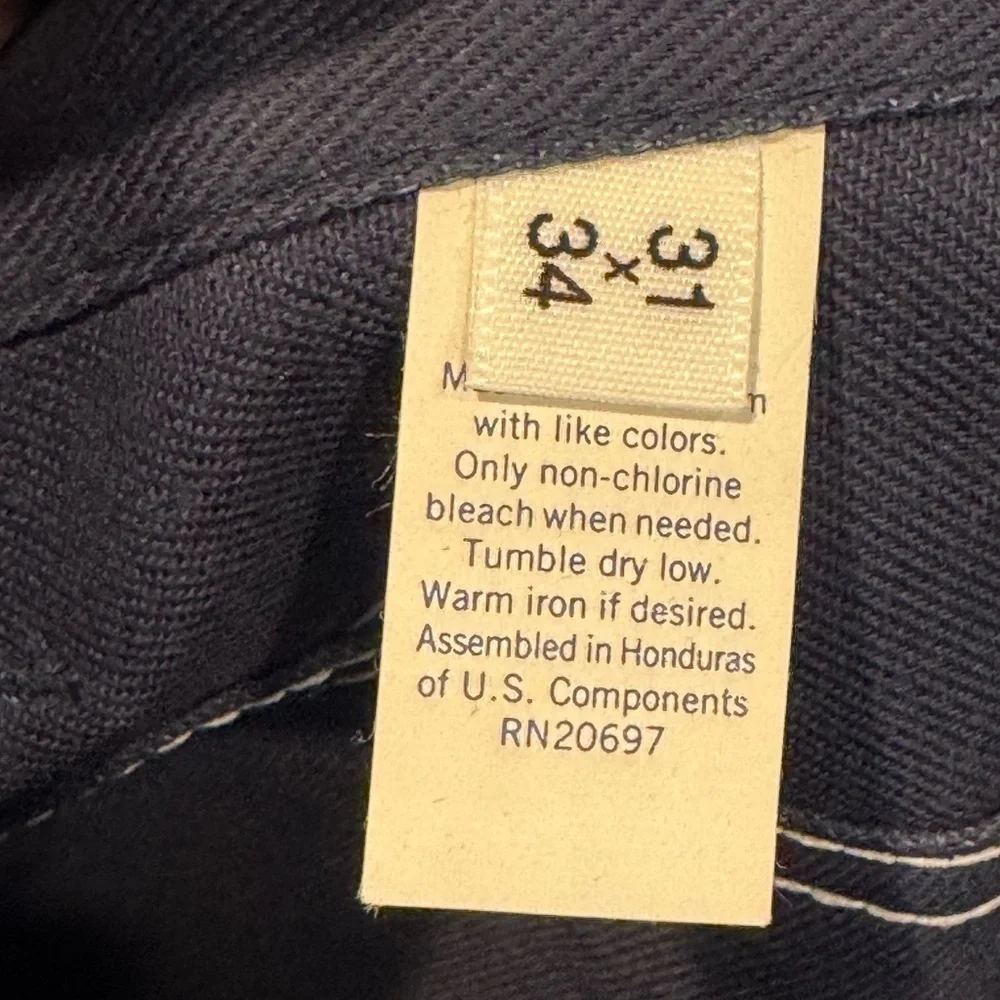 Dickies Navy Blue Twill Pants 31x34 NWT 90s Rare Workwear Vintage